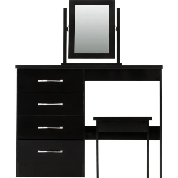 Transform Your Space with the Nevada 4 Drawer Dressing Table Set | Home Divine
