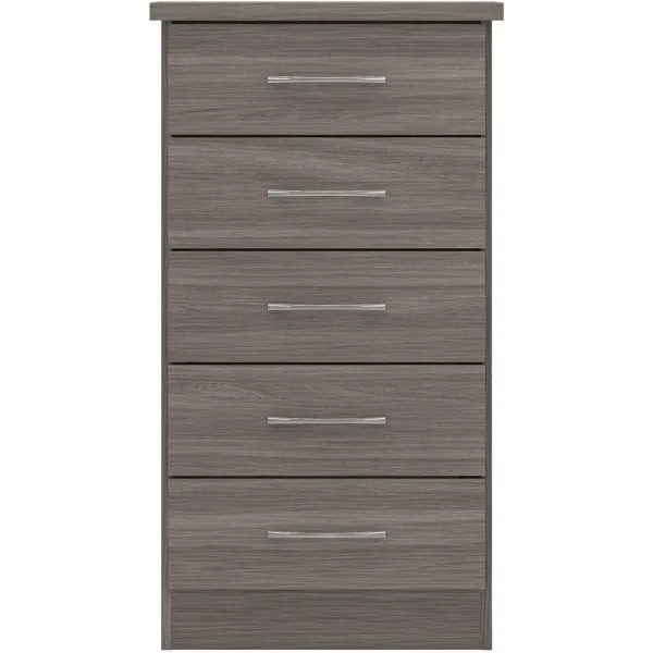 Organize Your Space with Nevada 5 Drawer Narrow Chest