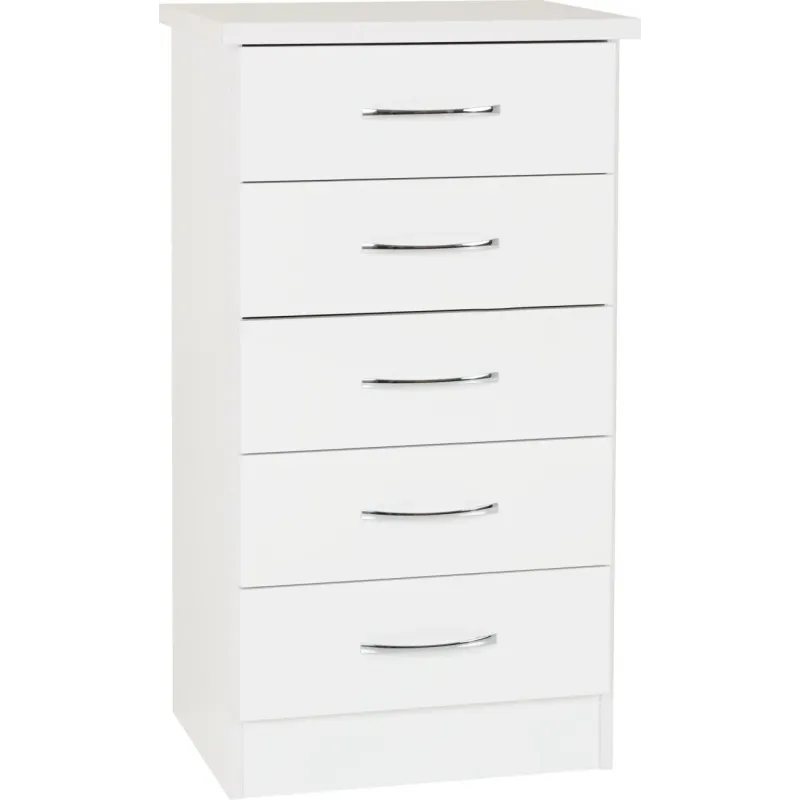 Organize Your Space with Nevada 5 Drawer Narrow Chest Organize Your Space with Nevada 5 Drawer Narrow Chest