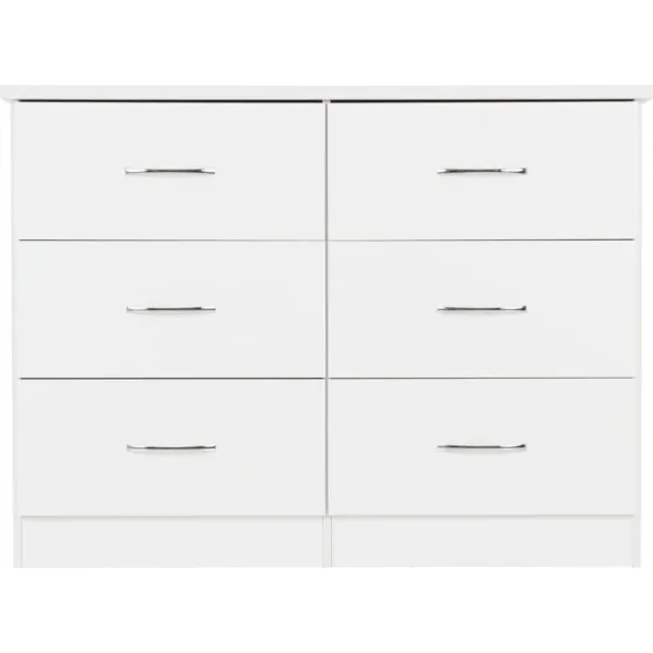 Upgrade Your Bedroom with the Nevada 6 Drawer Chest from Home Divine