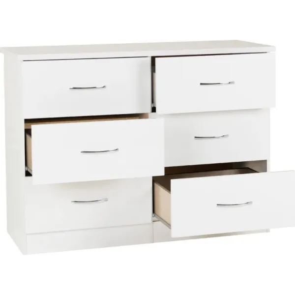 Upgrade Your Bedroom with the Nevada 6 Drawer Chest from Home Divine