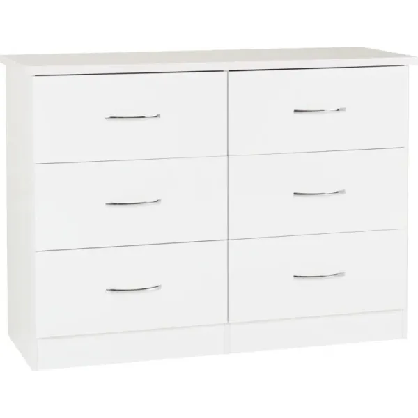 Upgrade Your Bedroom with the Nevada 6 Drawer Chest from Home Divine