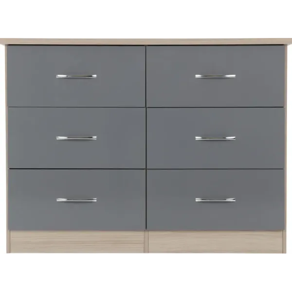 Upgrade Your Bedroom with the Nevada 6 Drawer Chest from Home Divine
