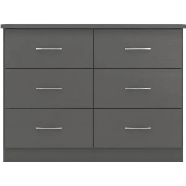 Upgrade Your Bedroom with the Nevada 6 Drawer Chest from Home Divine
