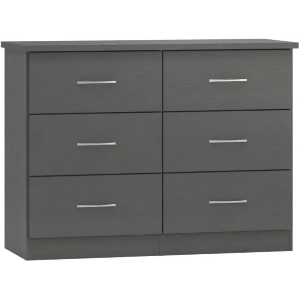 Upgrade Your Bedroom with the Nevada 6 Drawer Chest from Home Divine