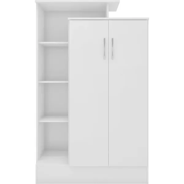 Elevate Your Space with Home Divine's Nevada Petite Open Shelf Wardrobe