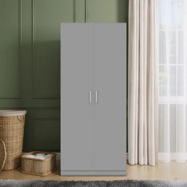 Upgrade Your Bedroom with the Stylish Dakota 2 Door Wardrobe by Home Divine