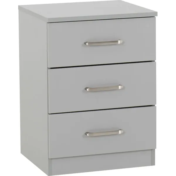 Enhance Your Bedroom with Home Divine Dakota 3 Drawer Bedside