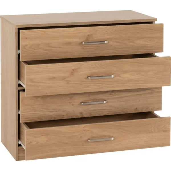 Upgrade Your Bedroom with the Stylish Dakota 4 Drawer Chest from Home Divine