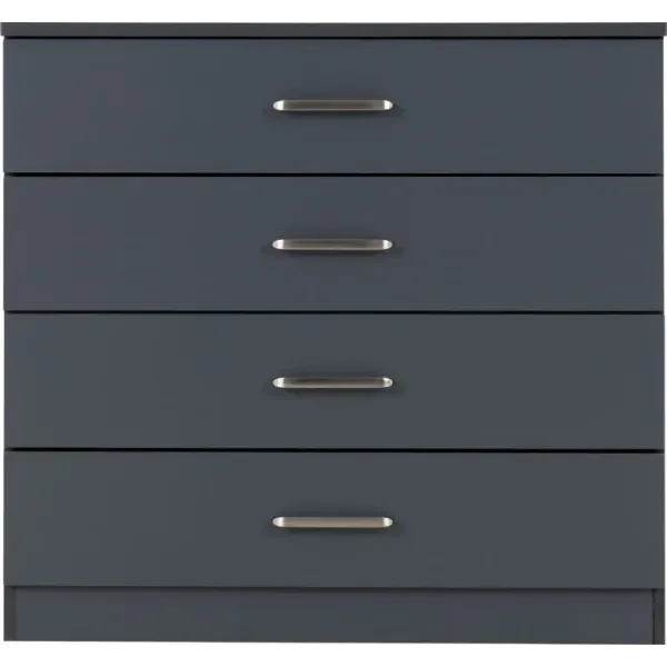 Upgrade Your Bedroom with the Stylish Dakota 4 Drawer Chest from Home Divine