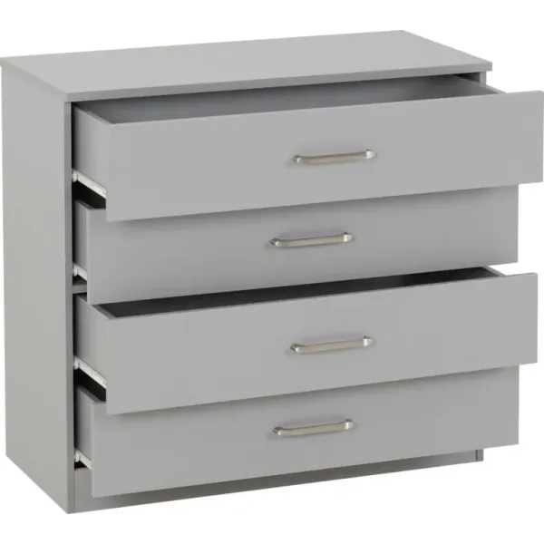 Upgrade Your Bedroom with the Stylish Dakota 4 Drawer Chest from Home Divine