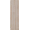 Nevada 2 Door All Hanging Wardrobe Grey Gloss/Light Oak Effect Veneer oak side panel