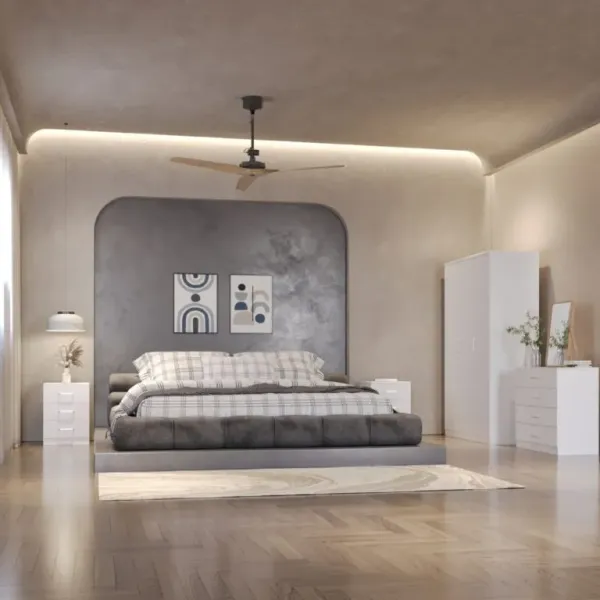 Home Divine Dakota 3 Door Wardrobe Bedroom Set | Premium Quality Furniture