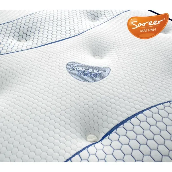 Upgrade Your Sleep with Sareer Cool Blue Pocket Memory Matrah at Home Divine