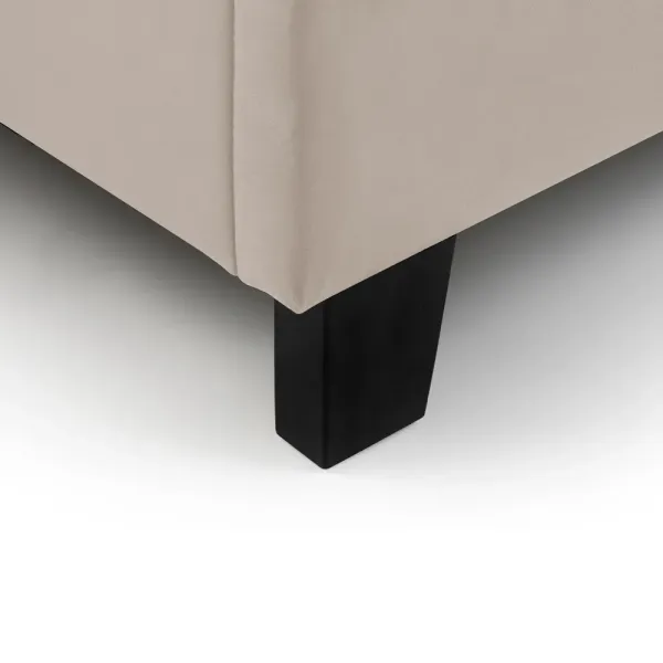 Upgrade Your Bedroom with Home Divine's Luxurious Rosa Velvet Bed in a Box Cream