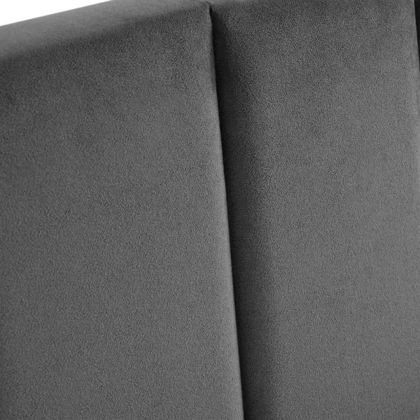 Transform Your Bedroom with Home Divine's Rosa Grey Velvet Bed in a Box