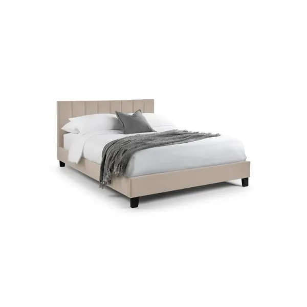 Upgrade Your Bedroom with Home Divine's Luxurious Rosa Velvet Bed in a Box Cream