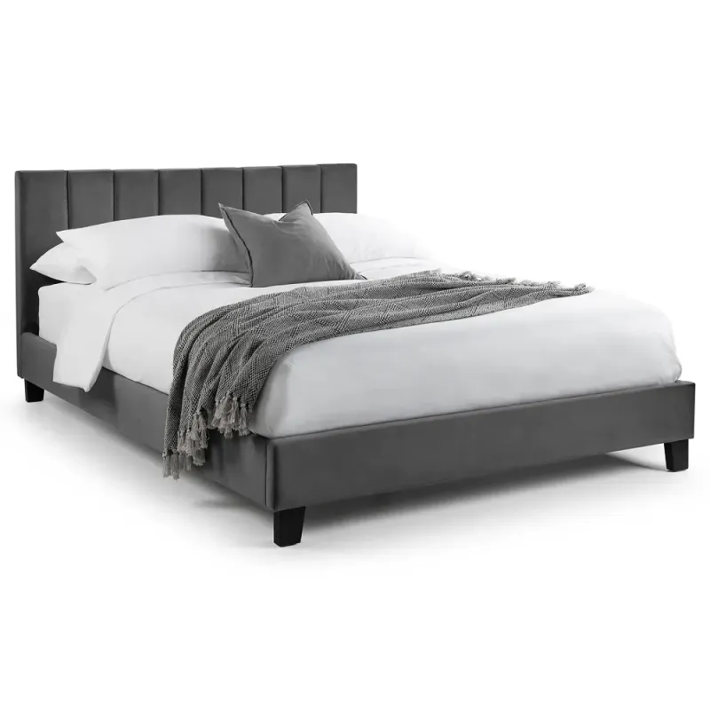 Transform Your Bedroom with Home Divine's Rosa Grey Velvet Bed in a Box Transform Your Bedroom with Home Divine's Rosa Grey Velvet Bed in a Box