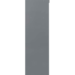 Nevada 3 Door Sliding  Door Wardrobe Black Gloss 243 cm Wide