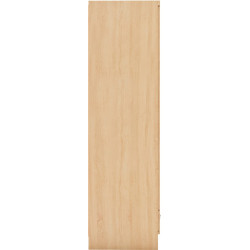 Nevada 1 Door 1 Drawer Wardrobe Grey Gloss/Light Oak Effect Veneer - Home Divine