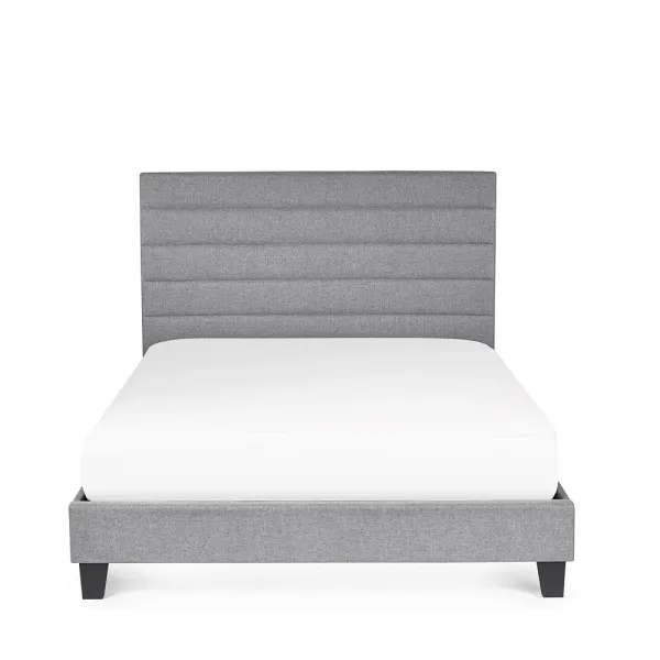 Elevate Your Bedroom with Home Divine's Merida Grey Linen Fabric Bed