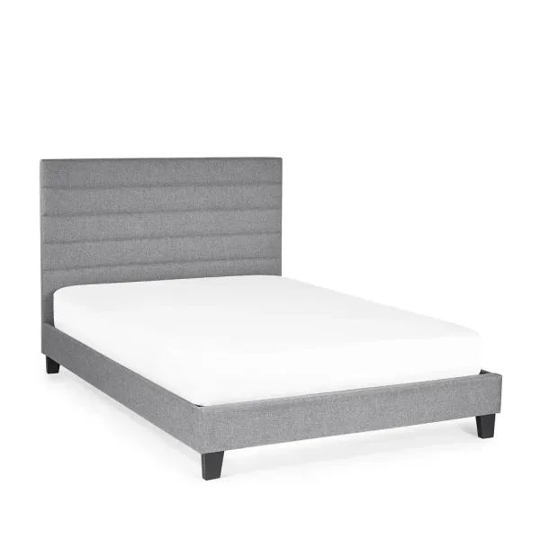Elevate Your Bedroom with Home Divine's Merida Grey Linen Fabric Bed