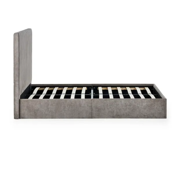 Eloise Bed In A Box Sahara Chenille Grey | Home Divine
