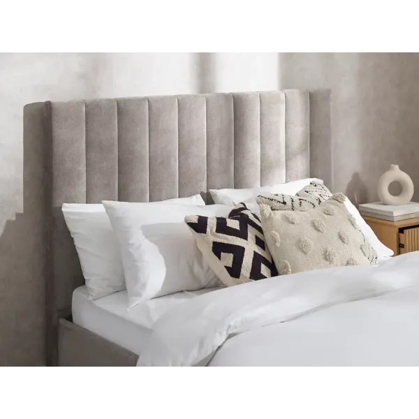 Eloise Bed In A Box Sahara Chenille Grey | Home Divine