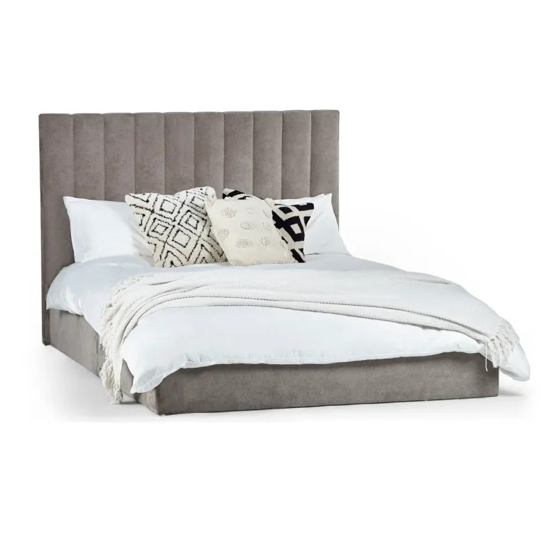 Eloise Bed In A Box Sahara Chenille Grey | Home Divine Eloise Bed In A Box Sahara Chenille Grey | Home Divine