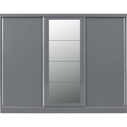 grey wardrobe door panel