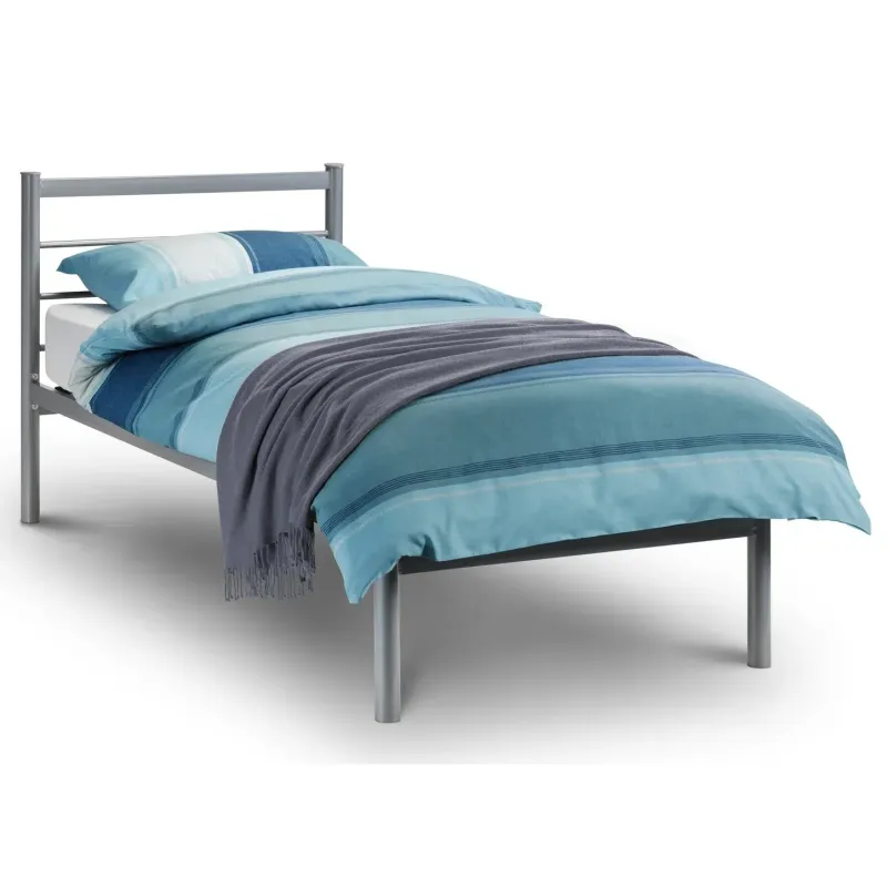 Upgrade Your Bedroom with Home Divine Alpen Metal Bed Frame in Aluminum Finish Upgrade Your Bedroom with Home Divine Alpen Metal Bed Frame in Aluminum Finish