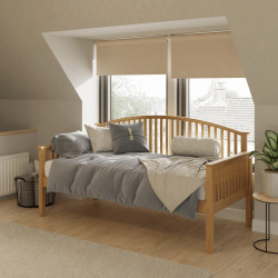 Madrid Wooden Day Bed Oak Shaker Style- Home Divine