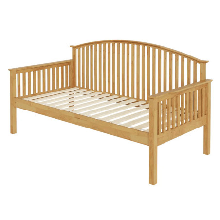 Madrid Wooden Single Day Bed White Shaker Style without mattress