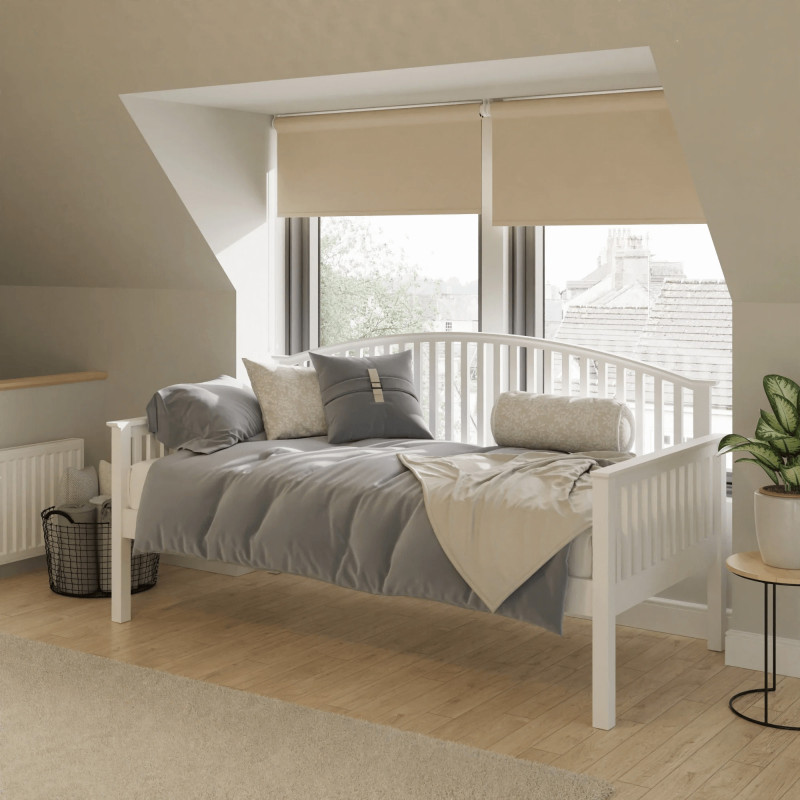 Madrid Wooden Day Bed White