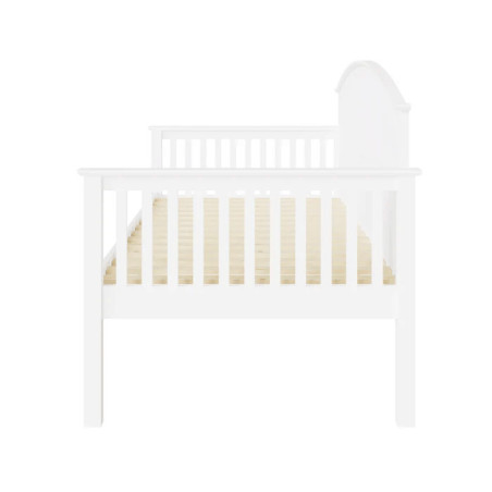 Madrid Wooden Single Day Bed White Shaker Style side view