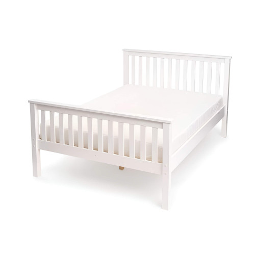 Devon Single 3ft Wooden Bed Frame White front