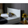 Clifton White Wooden Bed Frame headend