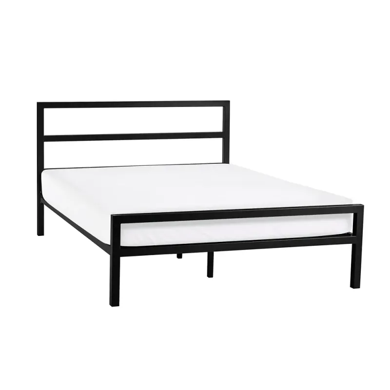 Upgrade Your Bedroom with Home Divine's Soto Metal Bed in Satin Black Finish Upgrade Your Bedroom with Home Divine's Soto Metal Bed in Satin Black Finish