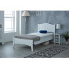 Lauren Wooden Bed Frame White single