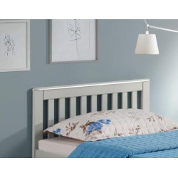 Mission 3FT Single Wooden Storage Bed Frame grey headend