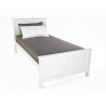 Madrid Wooden Bed Frame White siderail