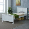 Madrid Wooden Bed Frame White