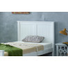Madrid Wooden Bed Frame White headboard