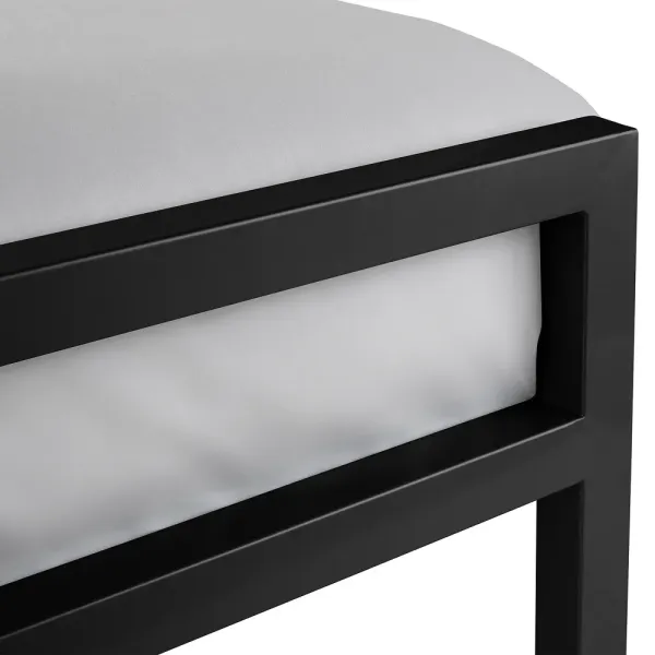 Upgrade Your Bedroom with Home Divine's Soto Metal Bed in Satin Black Finish