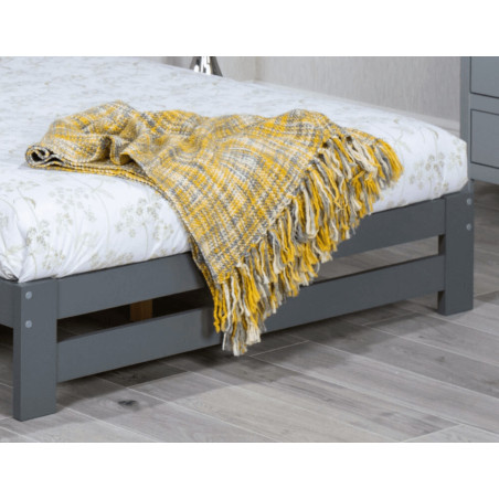 Xiamen Wooden Bed Grey footend