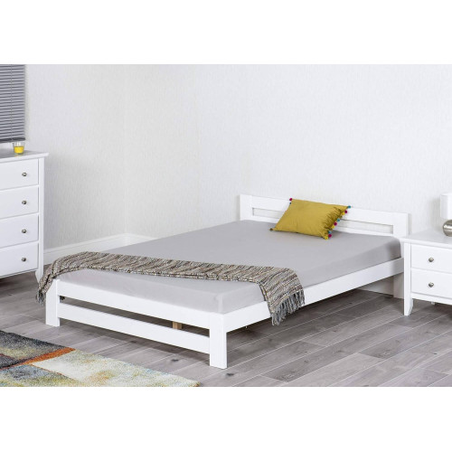 Xiamen Wooden Bed White