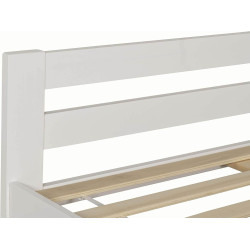Xiamen Wooden Bed White headend