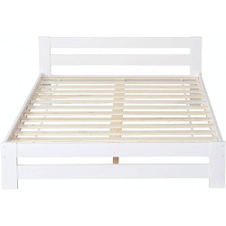 Xiamen Wooden Bed White slats