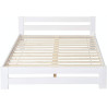 Xiamen Wooden Bed White slats