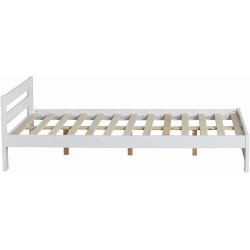 Xiamen Wooden Bed White center legs